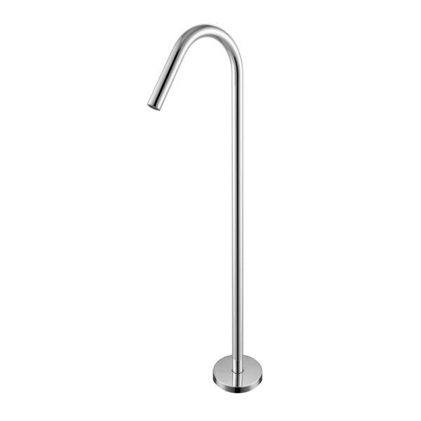 Nero Mecca Floor Standing Bath Spout Only Chrome