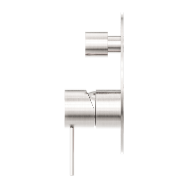 Nero Mecca Shower Mixer With Divertor Brushed Nickel