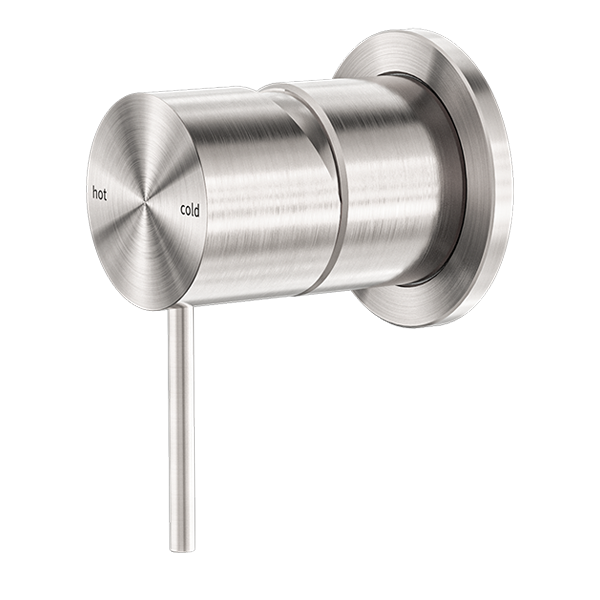 Nero Mecca Shower Mixer With 60mm Plate Brushed Nickel