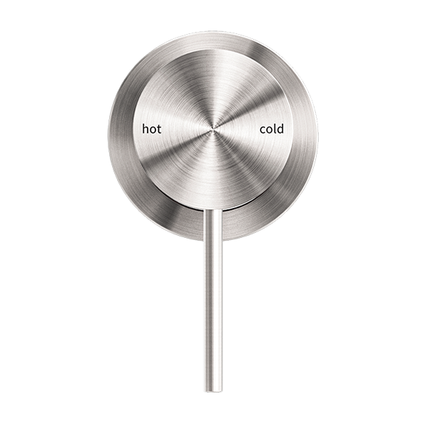 Nero Mecca Shower Mixer With 60mm Plate Brushed Nickel