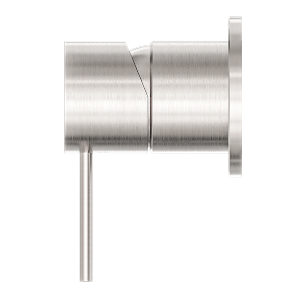 Nero Mecca Shower Mixer With 60mm Plate Brushed Nickel