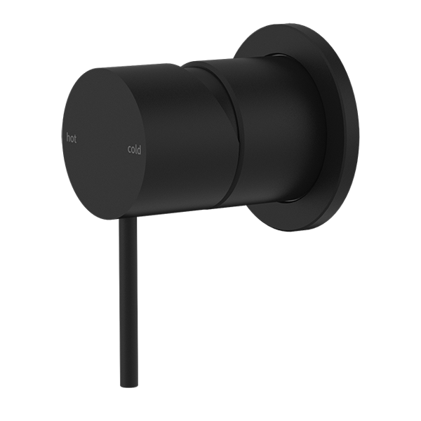 Nero Mecca Shower Mixer With 60mm Plate Matte Black