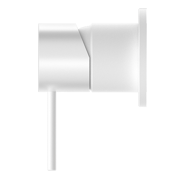 Nero Mecca Shower Mixer With 60mm Plate Matte White