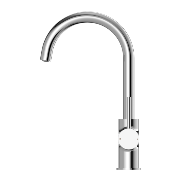 Nero Dolce Kitchen Mixer Gooseneck Chrome