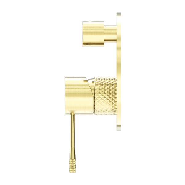 Nero Opal Shower Mixer With Divertor Brushed Gold
