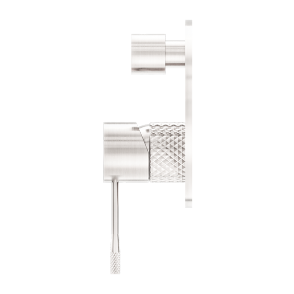 Nero Opal Shower Mixer With Divertor Brushed Nickel