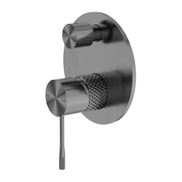 Nero Opal Shower Mixer With Divertor Graphite