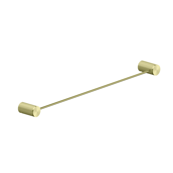 Nero Opal Single Towel Rail 600mm Brushed Gold