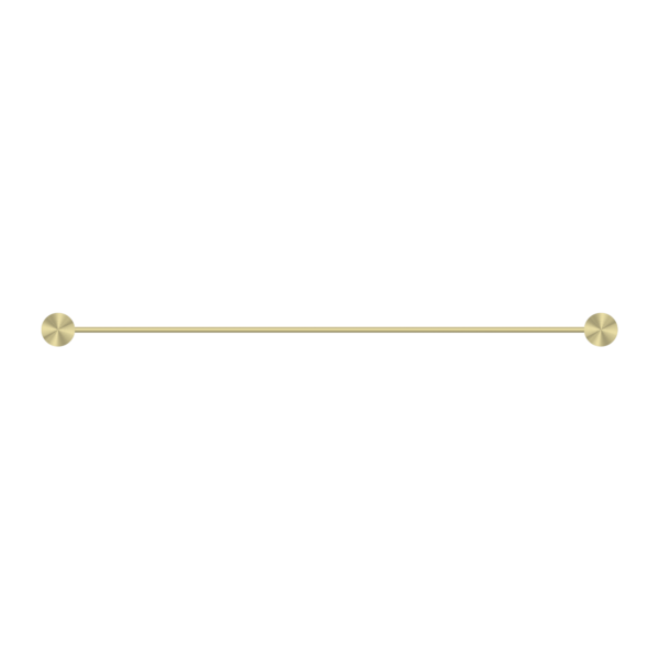 Nero Opal Single Towel Rail 600mm Brushed Gold