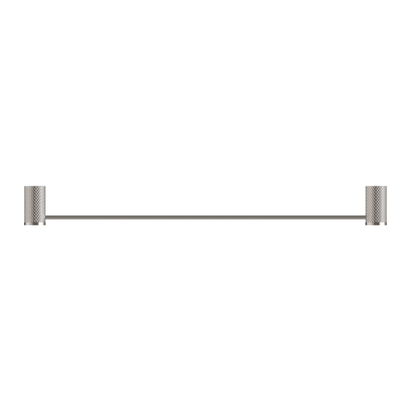 Nero Opal Single Towel Rail 600mm Brushed Nickel