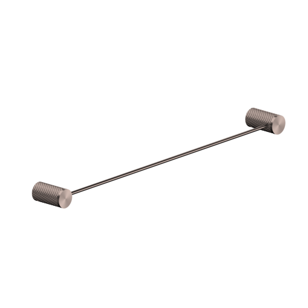 Nero Opal Single Towel Rail 600mm Brushed Bronze