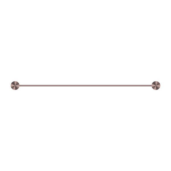 Nero Opal Single Towel Rail 600mm Brushed Bronze