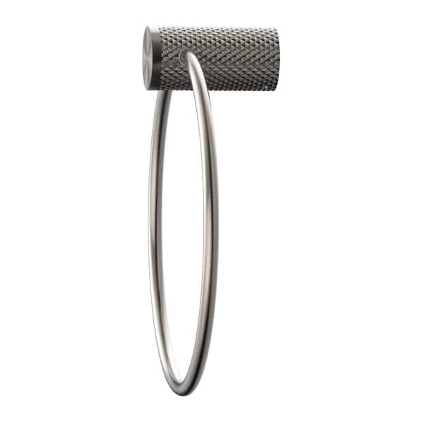 Nero Opal Towel Ring Brushed Nickel