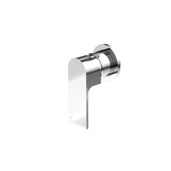 Nero Bianca Shower Mixer Round Plate Chrome