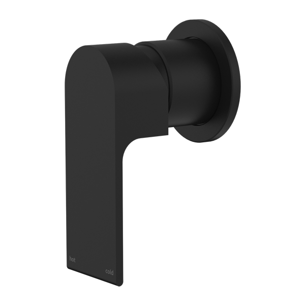 Nero Bianca Shower Mixer With 60mm Plate Matte Black