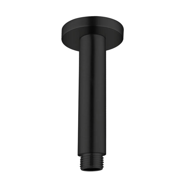 Nero Round Ceiling Arm Matte Black