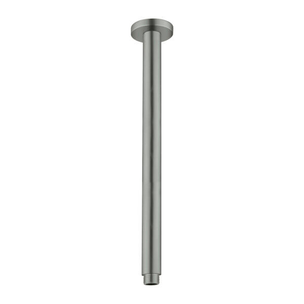 Nero Round Ceiling Arm 300mm Length Gun Metal