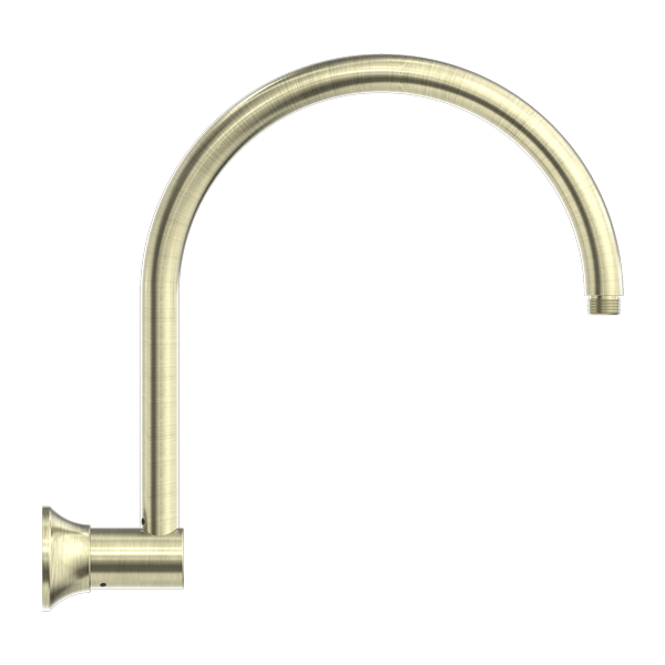 Nero York Shower Arm Aged Brass Aged Brass