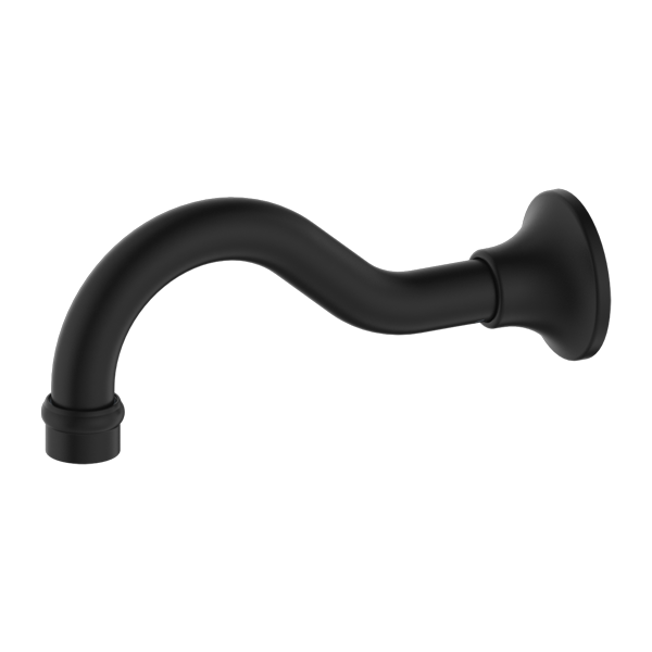 Nero York Basin/Bath Spout Only Matte Black