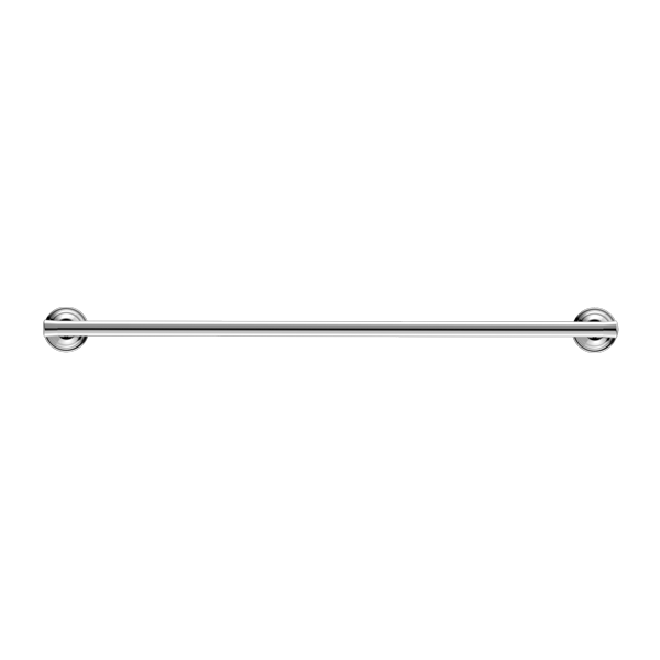 Nero York Single Towel Rail 600mm Chrome