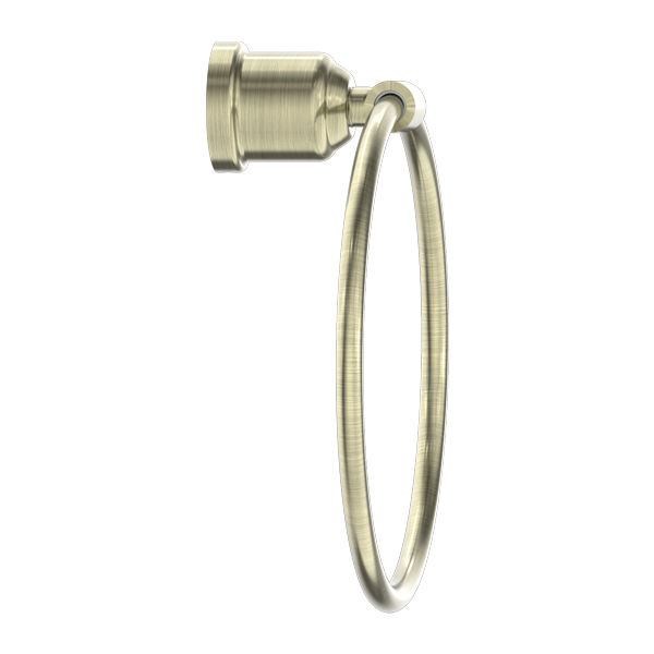 Nero York Towel Ring Aged Brass Aged Brass