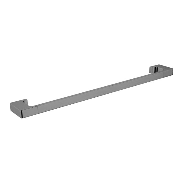 Nero Pearl Single Towel Rail 600mm Gun Metal