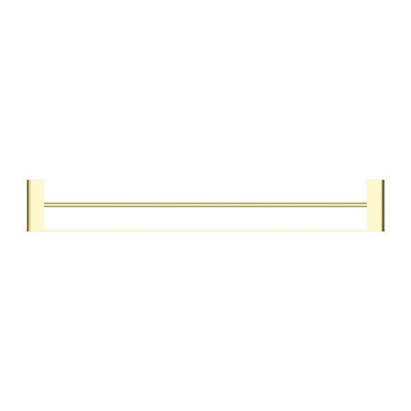 Nero Bianca Double Towel Rail 800mm Brushed Gold