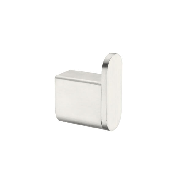 Nero Bianca Robe Hook Brushed Nickel