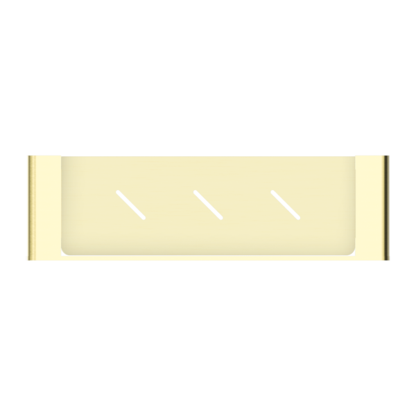 Nero Bianca Shower Shelf Brushed Gold