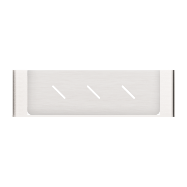 Nero Bianca Shower Shelf Brushed Nickel