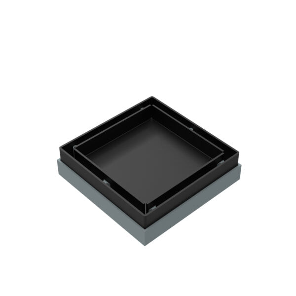 Nero Tile Insert Floor Waste 50mm Outlet Matte Black