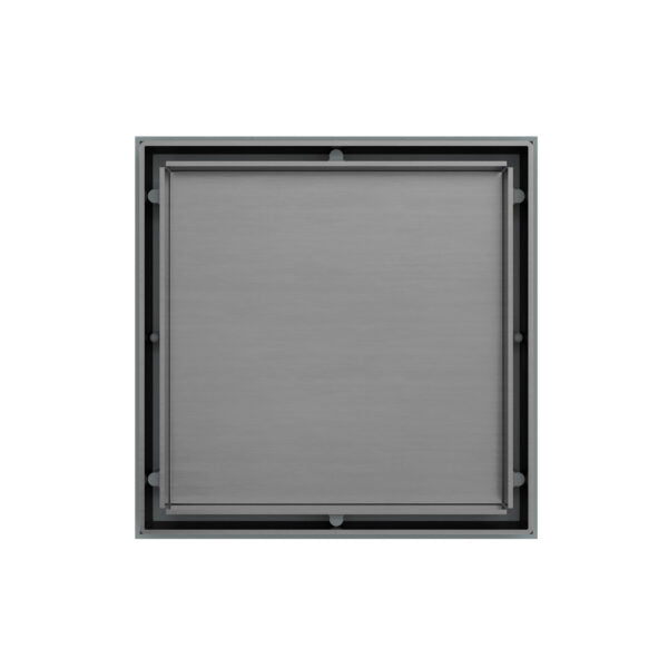 Nero Tile Insert Floor Waste 100mm Outlet Gun Metal