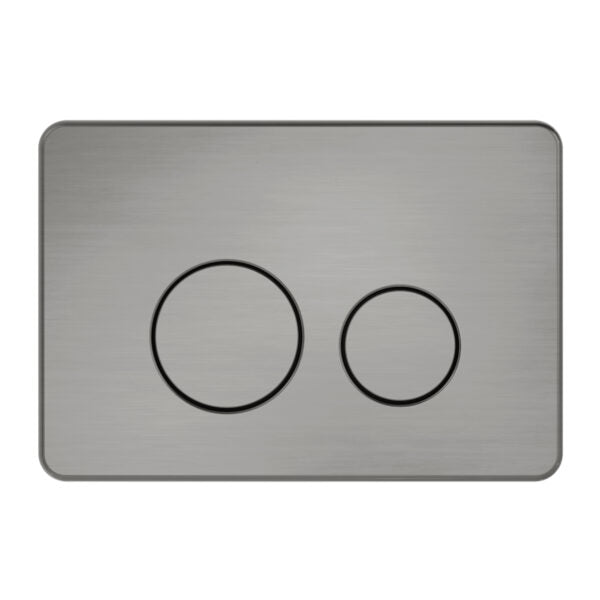 Nero In Wall Toilet Push Plate Graphite