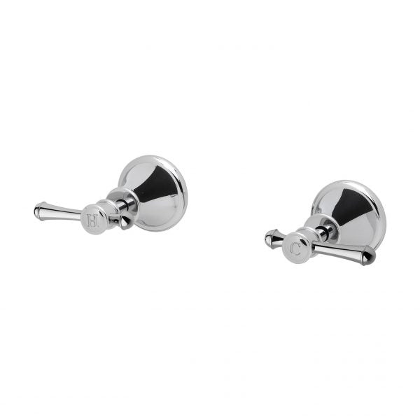 Phoenix Nostalgia Lever Wall Top Assemblies Brushed Nickel Lead Free