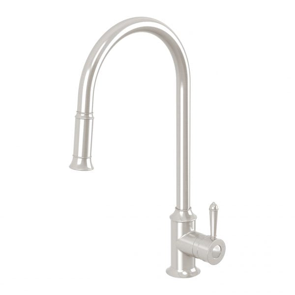 Phoenix Nostalgia Pull Out Sink Mixer Brushed Nickel