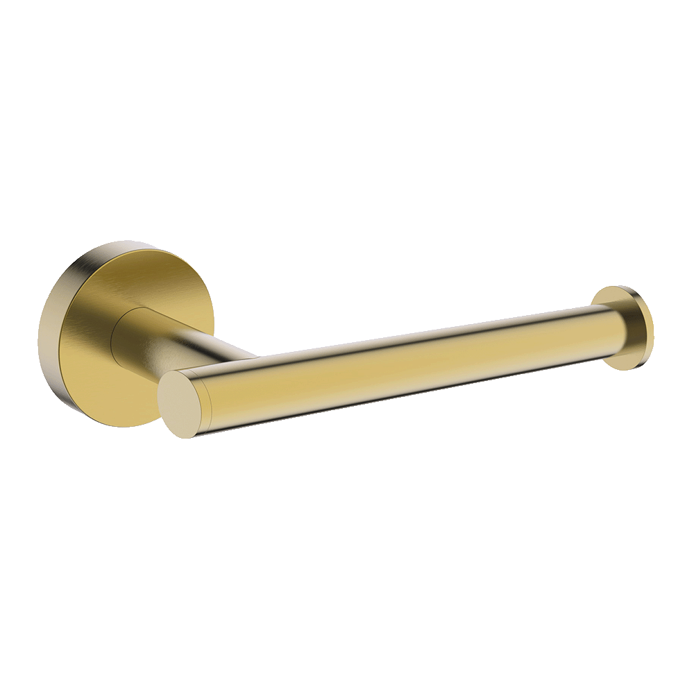 Gareth Ashton Poco Toilet Roll Holder Brushed Brass