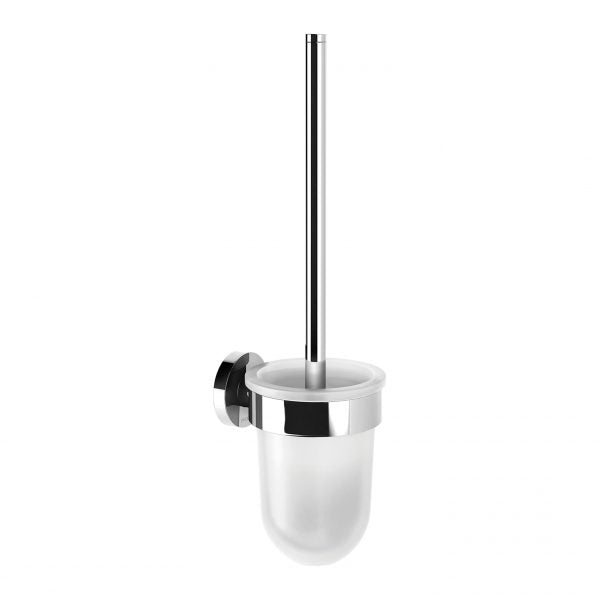 Phoenix Radii Toilet Brush & Holder Round Chrome