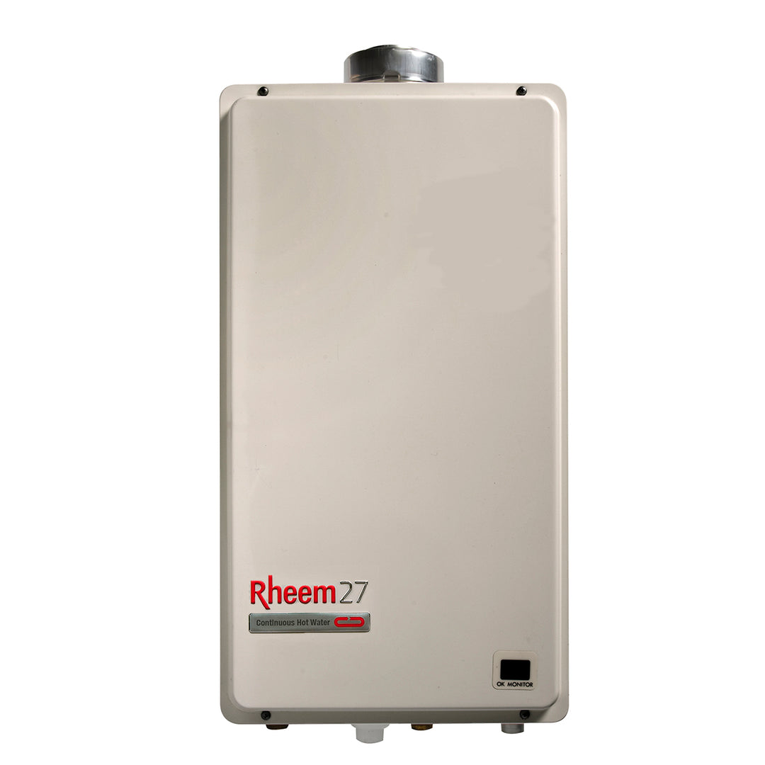 Rheem 27L Internal Gas Continuous Flow Water Heater : 60°C Natural Gas