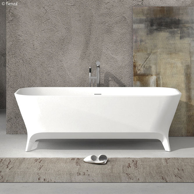 Fienza Hampton Stone Bath 1600 x 800 x 600mm With Overflow