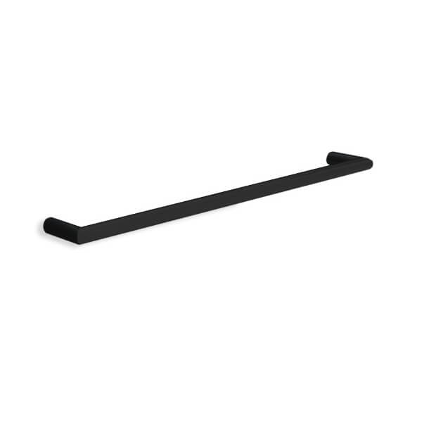 Thermorail Round Single Rail 832x32x100mm - Matt Black - Includes Transformer