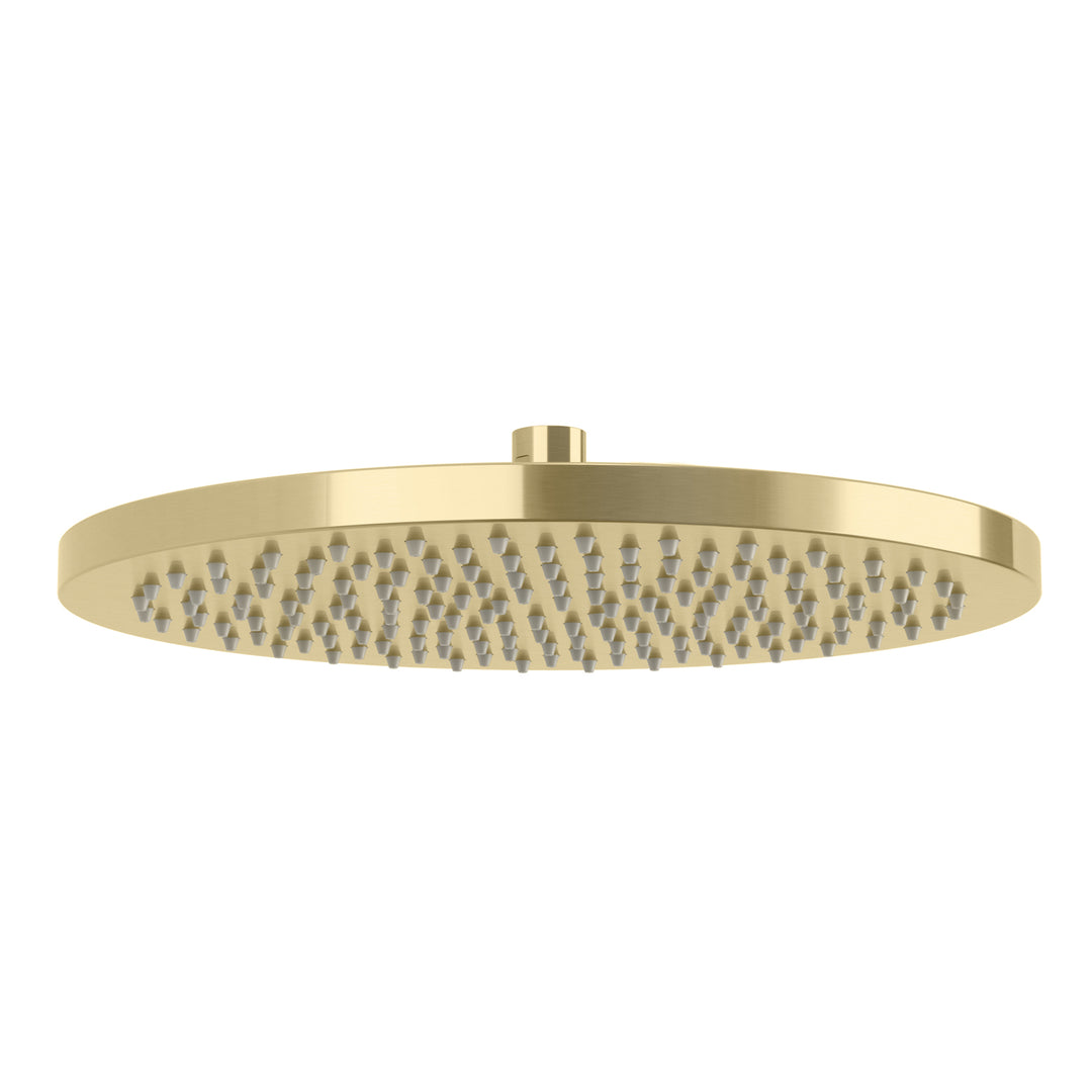 Phoenix Vivid Shower Rose 300mm Round Brushed Gold