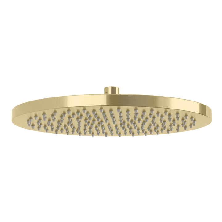 Phoenix Vivid Shower Rose 300mm Round Brushed Gold