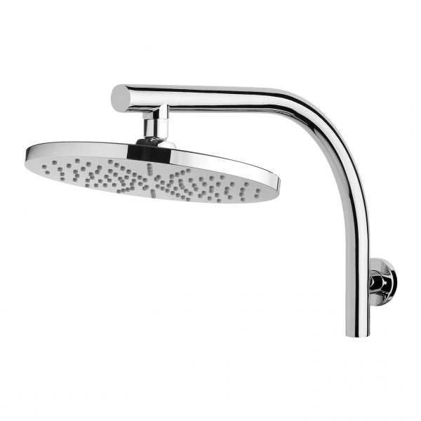 Phoenix Vivid High-Rise Shower Arm & 230mm Round Rose Chrome