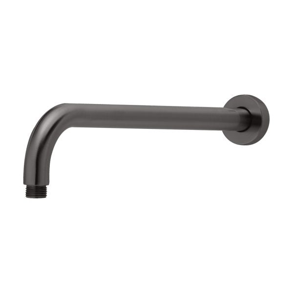 Phoenix Vivid Shower Arm 400mm Round Brushed Carbon