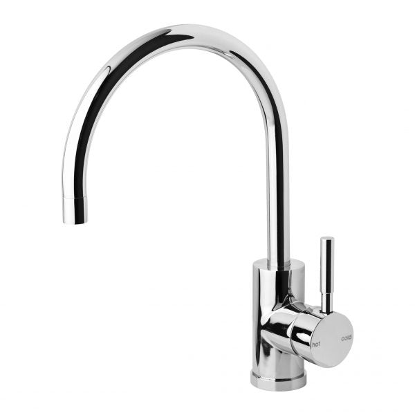 Phoenix Vivid Sink Mixer 220mm Gooseneck Chrome