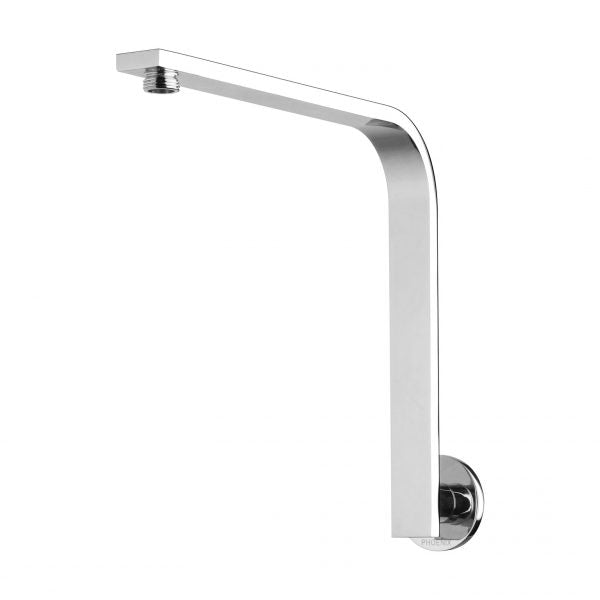 Phoenix Vivid Slimline High-Rise Shower Arm Round Plate Chrome