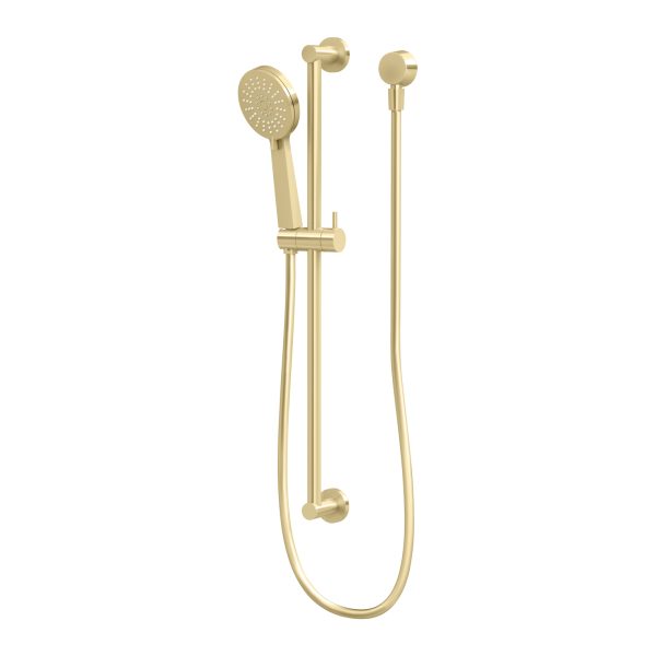 Phoenix Vivid Slimline Rail Shower Brushed Gold