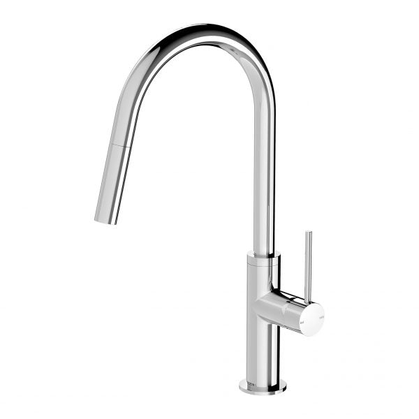 Phoenix Vivid Slimline Pull Out Sink Mixer Chrome Lead Free