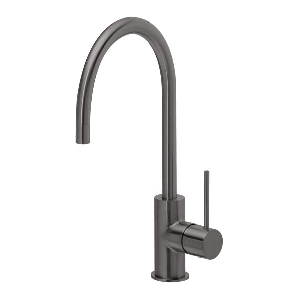 Phoenix Vivid Slimline Sink Mixer 220mm Gooseneck Brushed Carbon