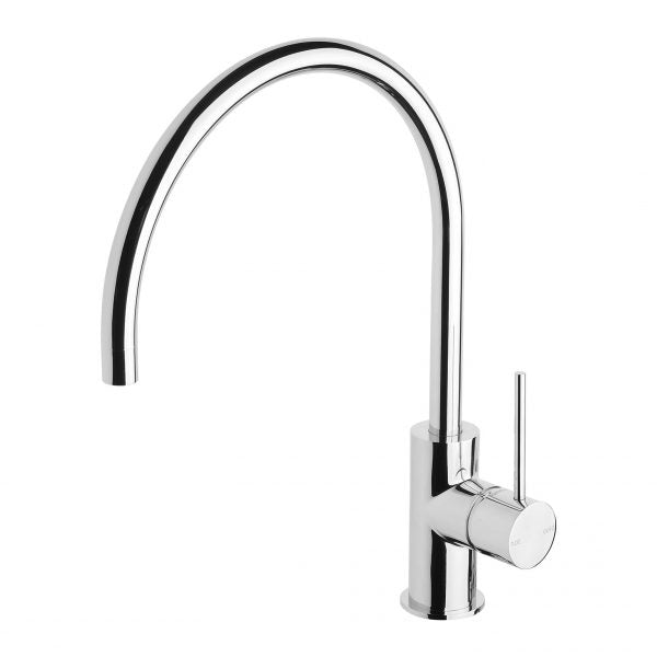 Phoenix Vivid Slimline Sink Mixer 220mm Gooseneck Chrome Lead Free